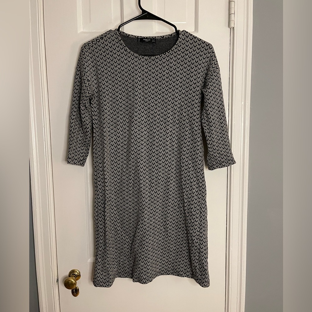 Mango (Basics) Slip Dress - Black Arrows